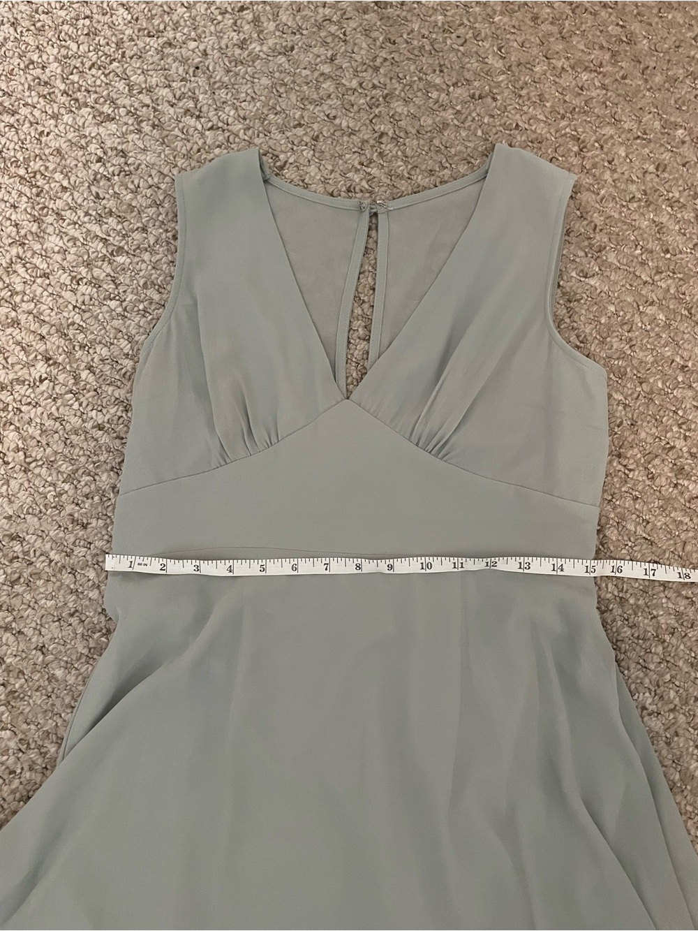 BHLDN Sage Green Formal Dress (Worn ONCE!) - Picture 6 of 7